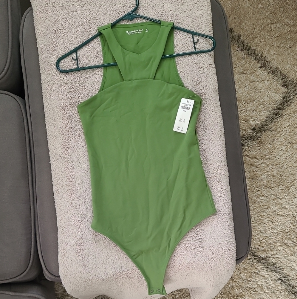 Abercrombie Green Bodysuit NWT Size Small